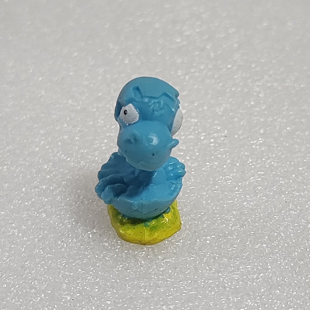 Zuru Smashers Series 3 Dino Egg Head Blue Rubber Mini Figure 1"